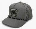 Grey/Black Rope with Low Tide Camo Down Yonder Apparel Patch