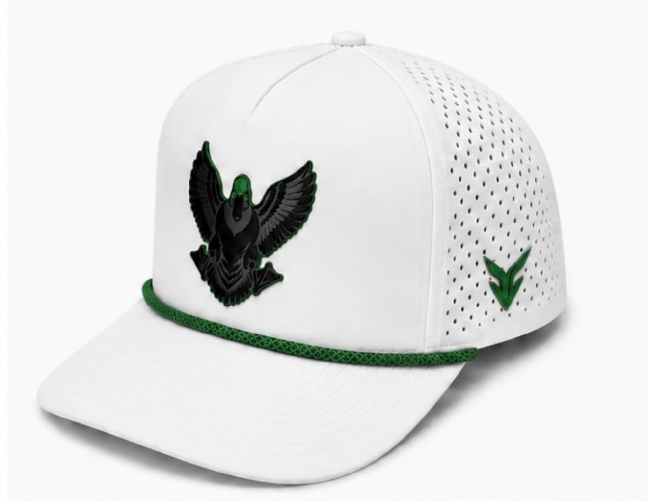 White/Masters Green with Stainless/BlackGreen Duck Snapnack