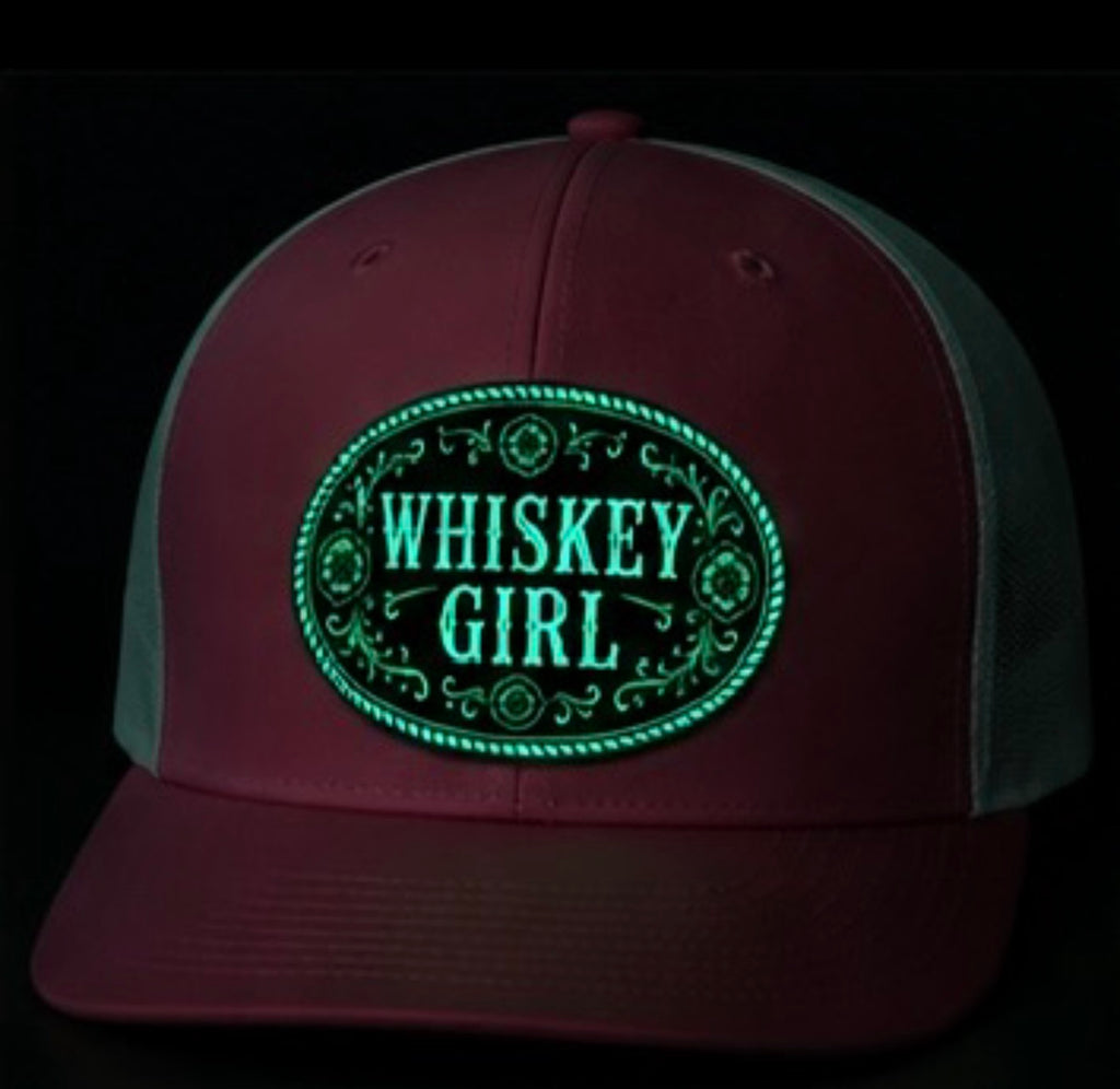 Glow in the Dark Whiskey Girl Snapback