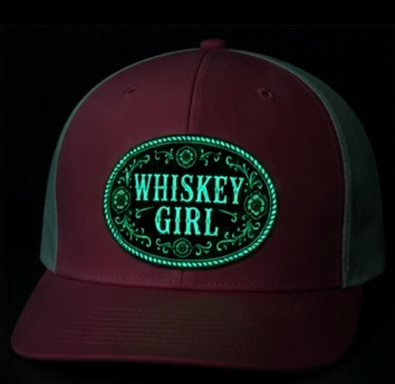 Glow in the Dark Whiskey Girl Snapback