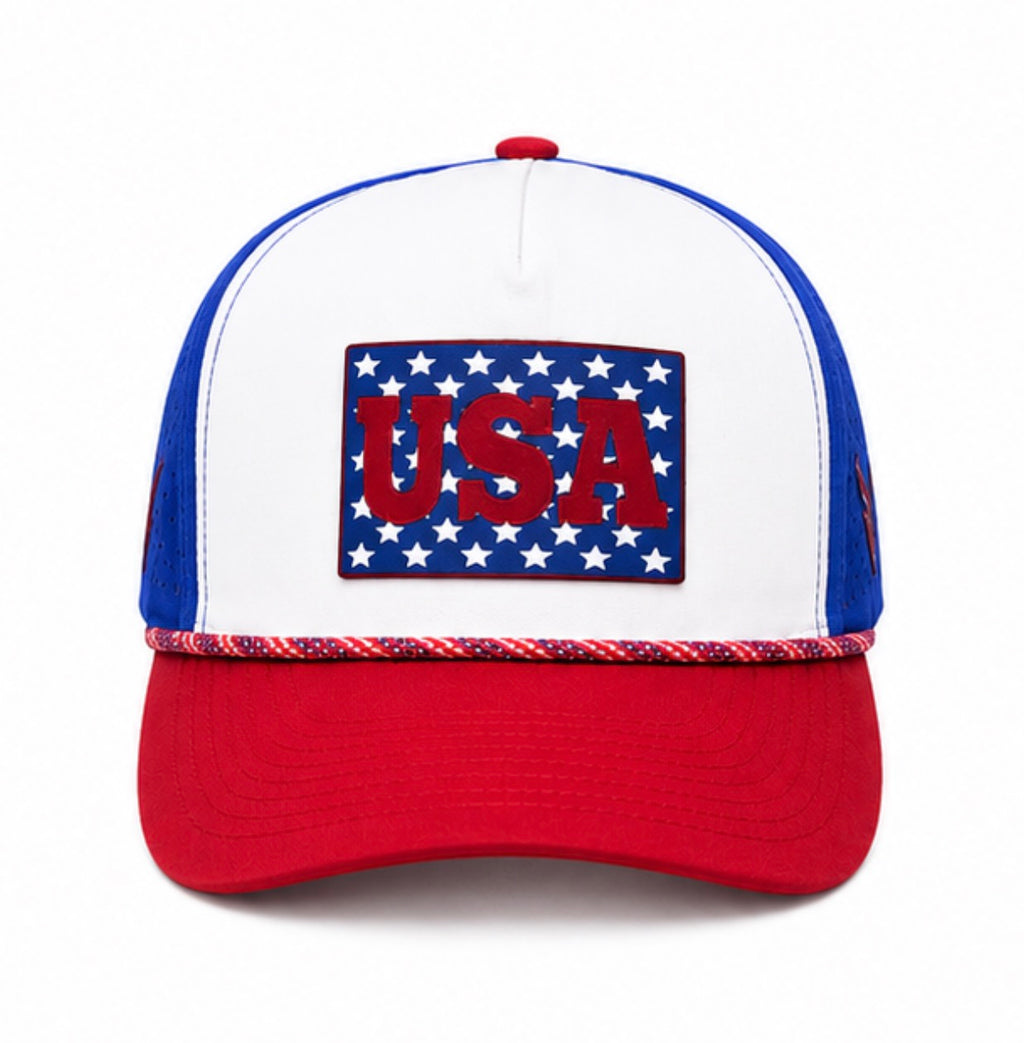 Red/White/Blue USA Snapback