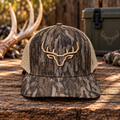 Bottomland/Khaki Snapback w/ Down Yonder Embroidered Deer Logo