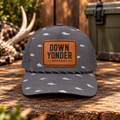 Offshore Gray Snapback w/ Down Yonder Leather Patch
