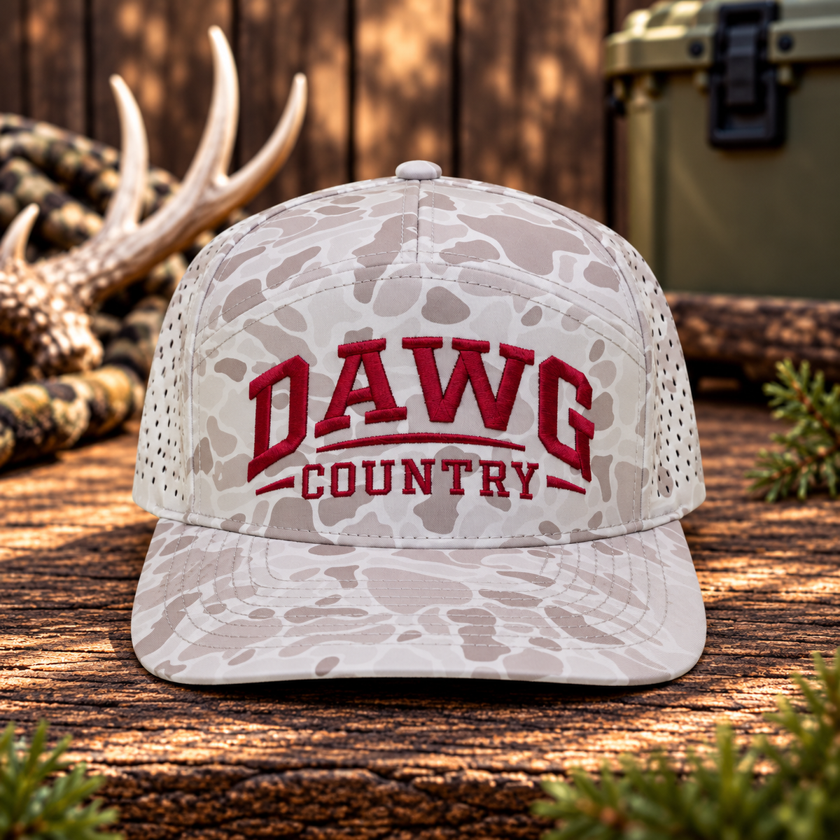 Avalanche Camo 7 Panel w/ Dawg Country